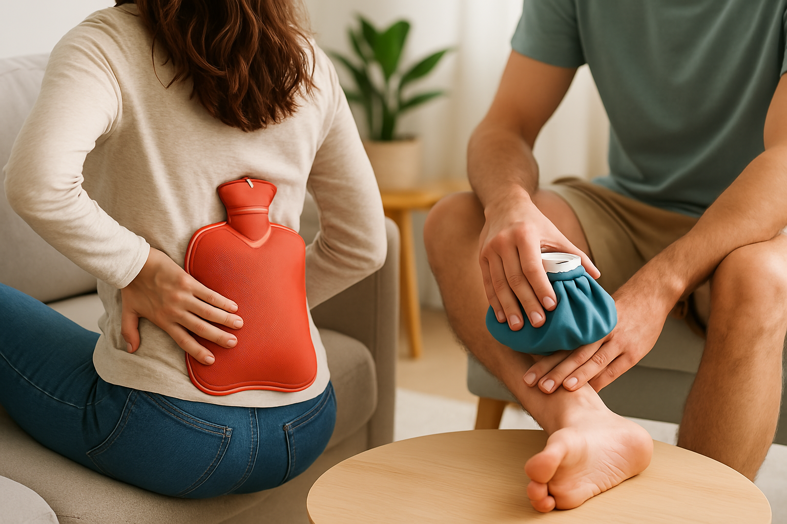 Compressa Quente ou Fria: Qual a Diferença, Quando Usar e Como Aplicar Corretamente