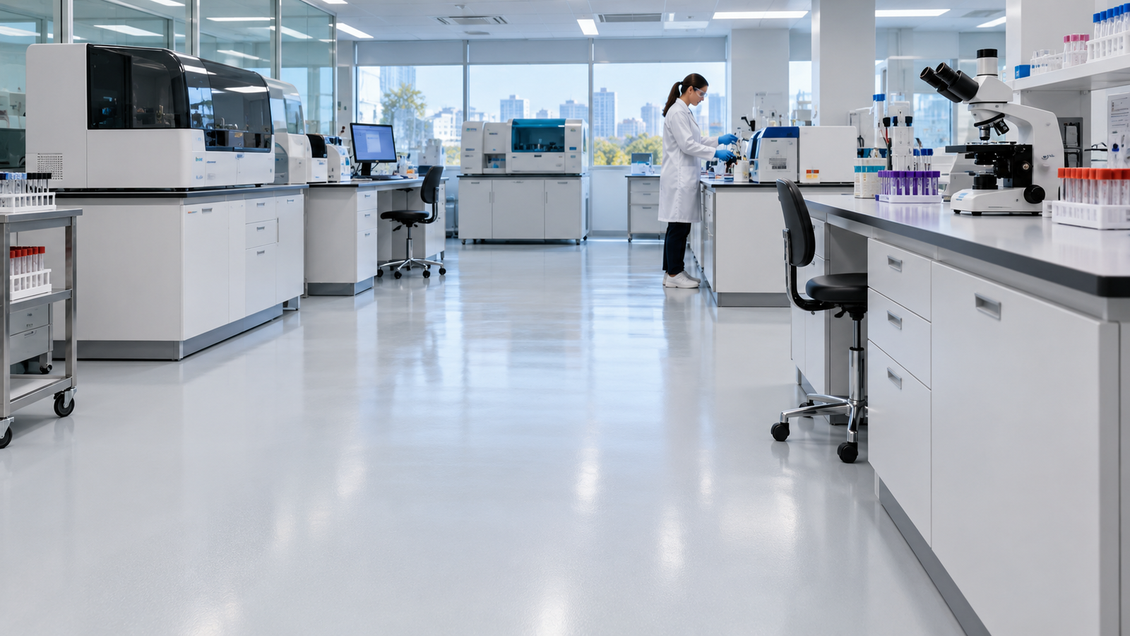 Qual o melhor piso para laboratório? Veja o que a Anvisa exige e quais materiais são indicados