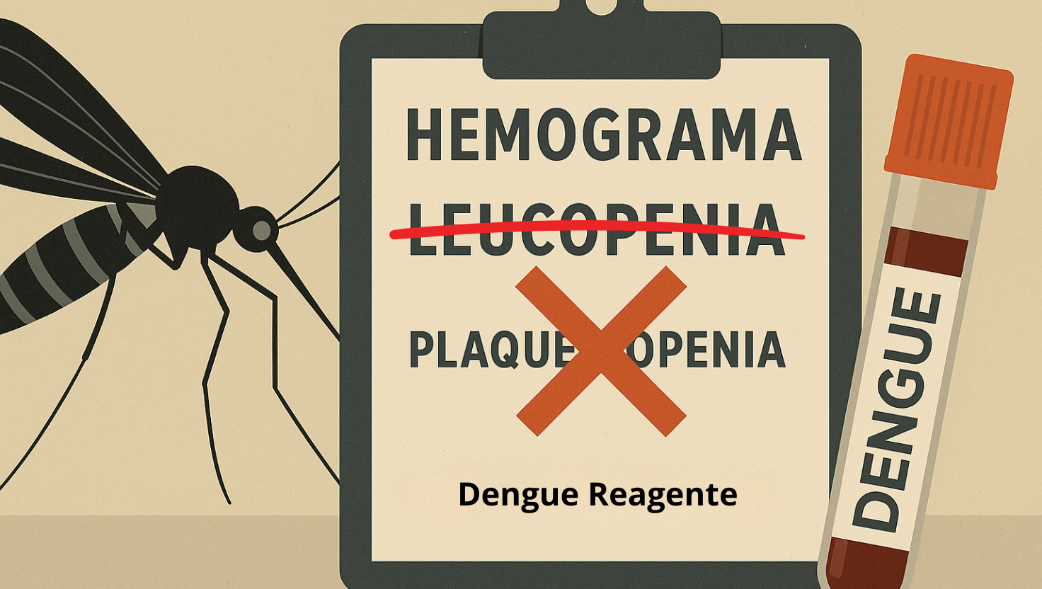 Por Que o Hemograma na Dengue Nem Sempre Apresenta Leucopenia e Plaquetopenia Mesmo com o Teste Positivo?