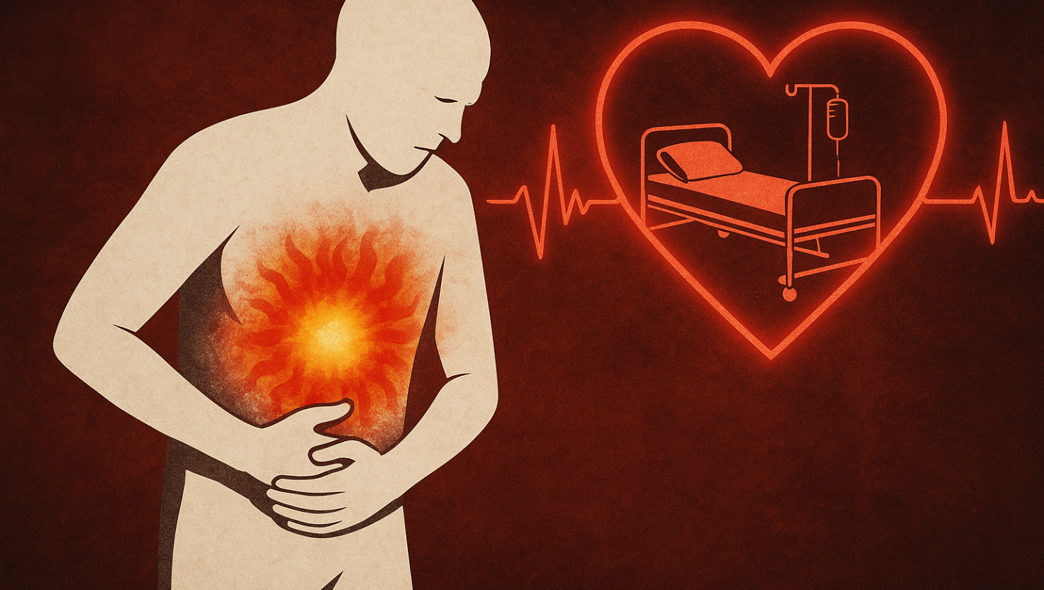 Dor Epigástrica Pode Ser Infarto? Quando o Desconforto Abdominal Leva a um Leito na UTI Cardíaca