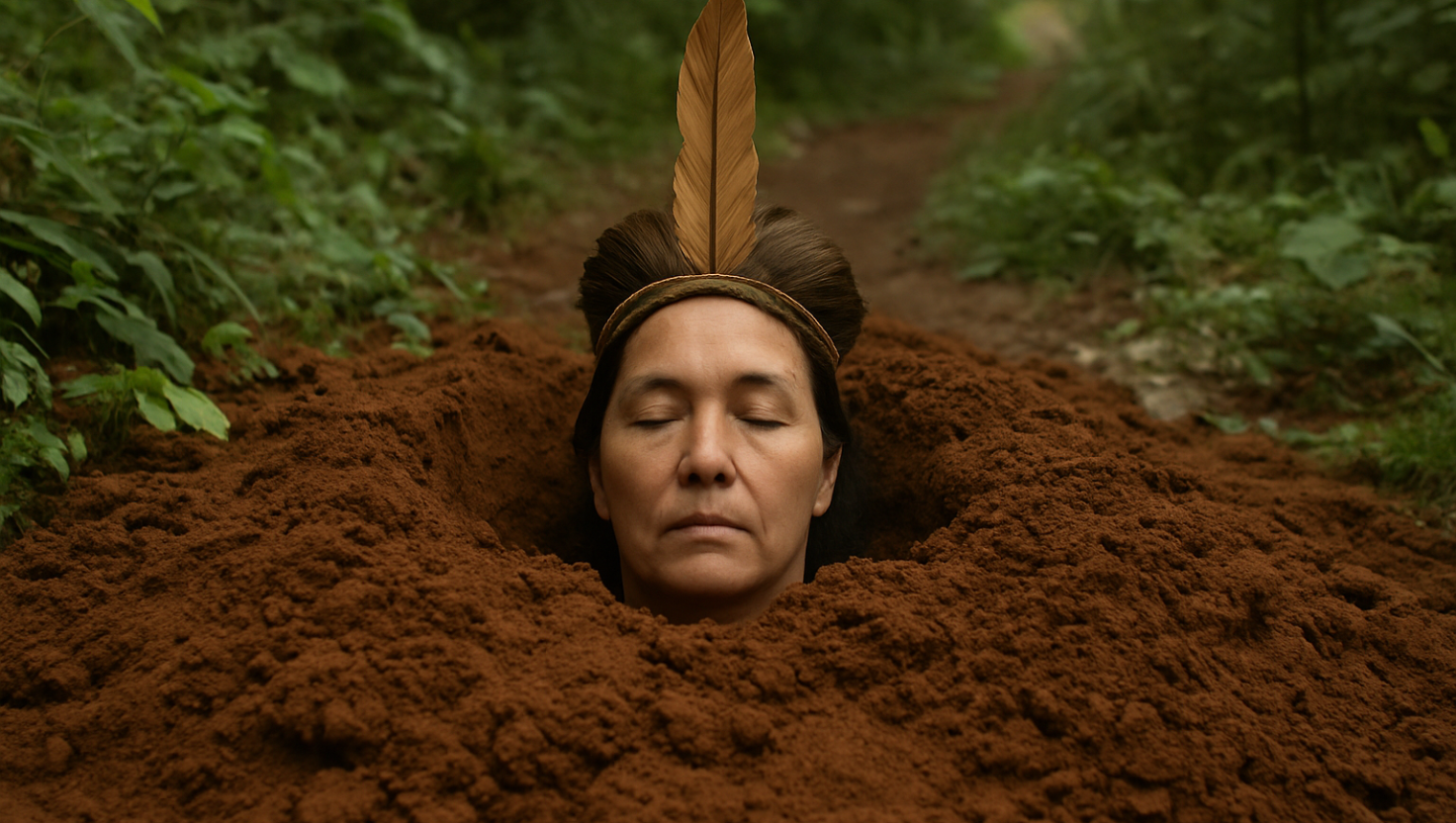 “A Terra Me Pariu”: Ritual Espiritual em Retiro Xamânico Enterra Pessoas Vivas Como Símbolo de Renascimento