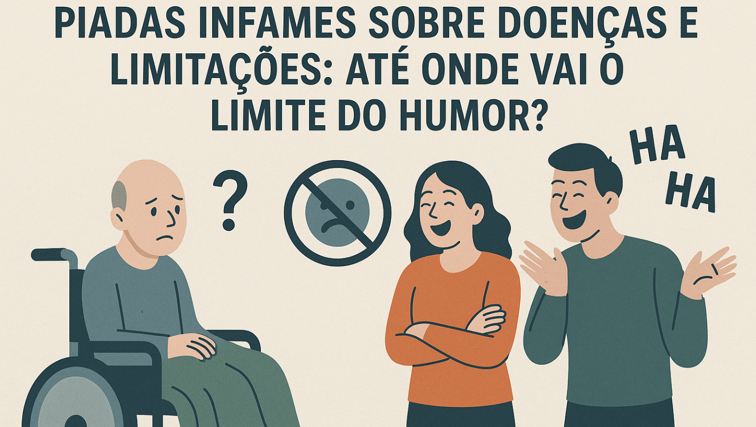 Piadas Infames Sobre Doenças e Limitações: Até Onde Vai o Limite do Humor?