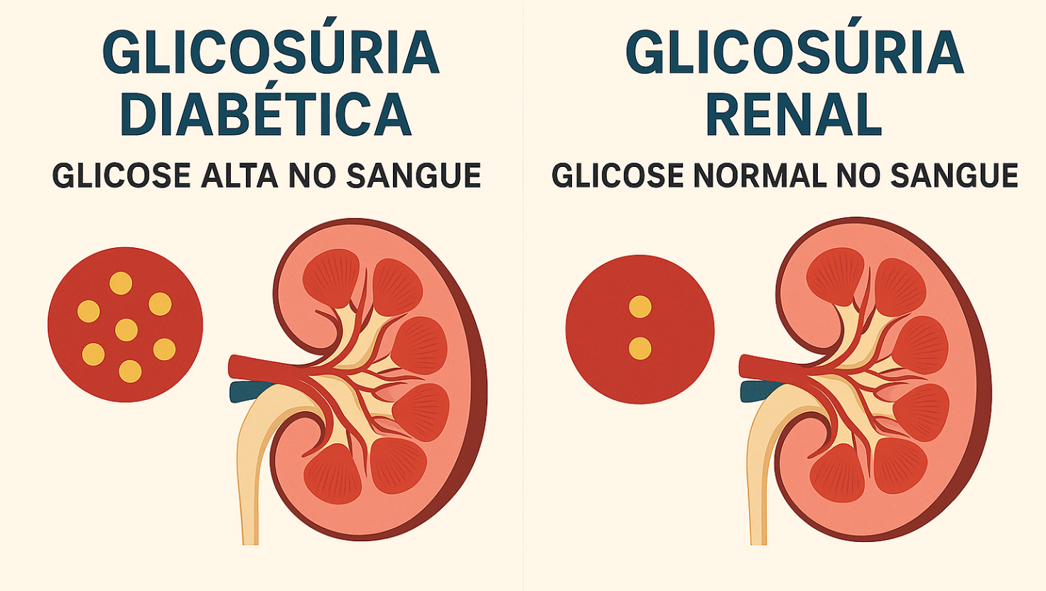 Glicosúria Diabética vs Glicosúria Renal: Entenda as Diferenças e Implicações Clínicas