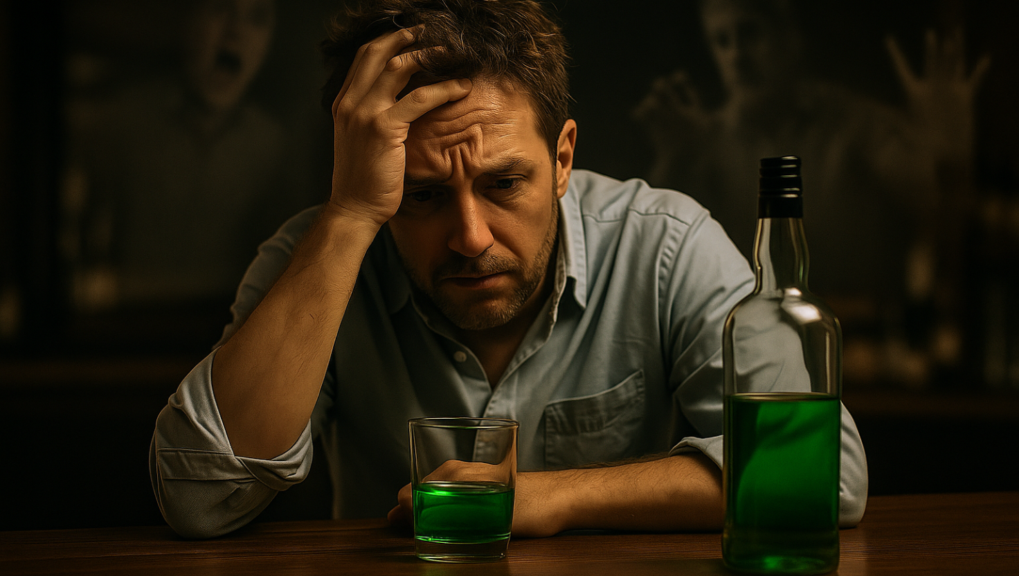 Síndrome do Absintismo: Quando o Alcoolismo Cruza os Limites da Realidade