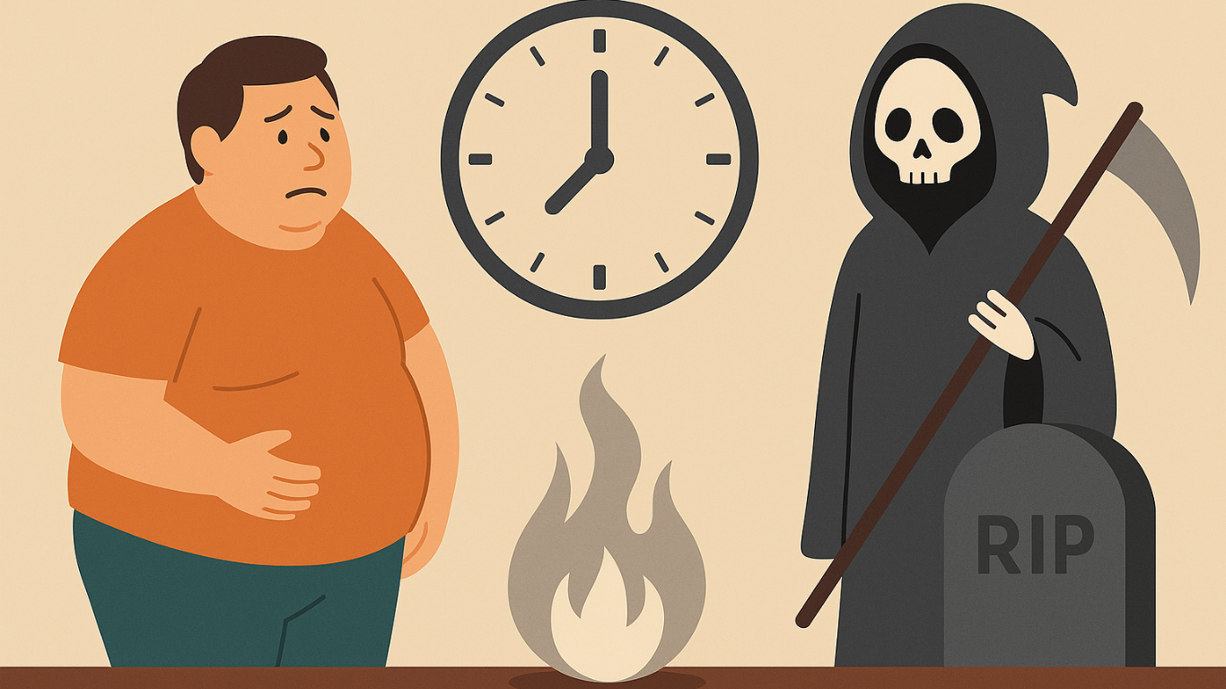 Jejum intermitente em obesos: quando a busca pelo emagrecimento pode se tornar um risco de morte