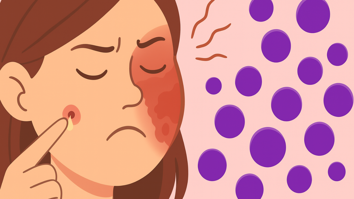 Celulite facial: o risco grave por trás do hábito de espremer espinhas