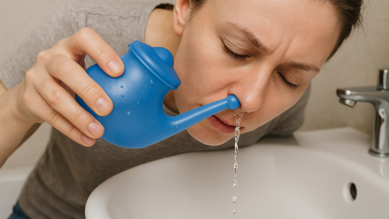 Lavagem Nasal: Da Limpeza de Impurezas ao Alívio da Sinusite