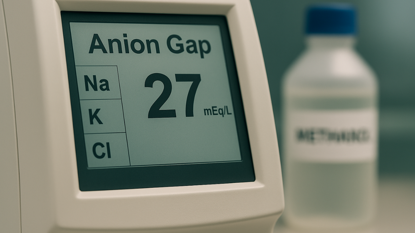 Intoxicação por Metanol x Ânion Gap: Entenda a Relação e a Importância do Diagnóstico Laboratorial