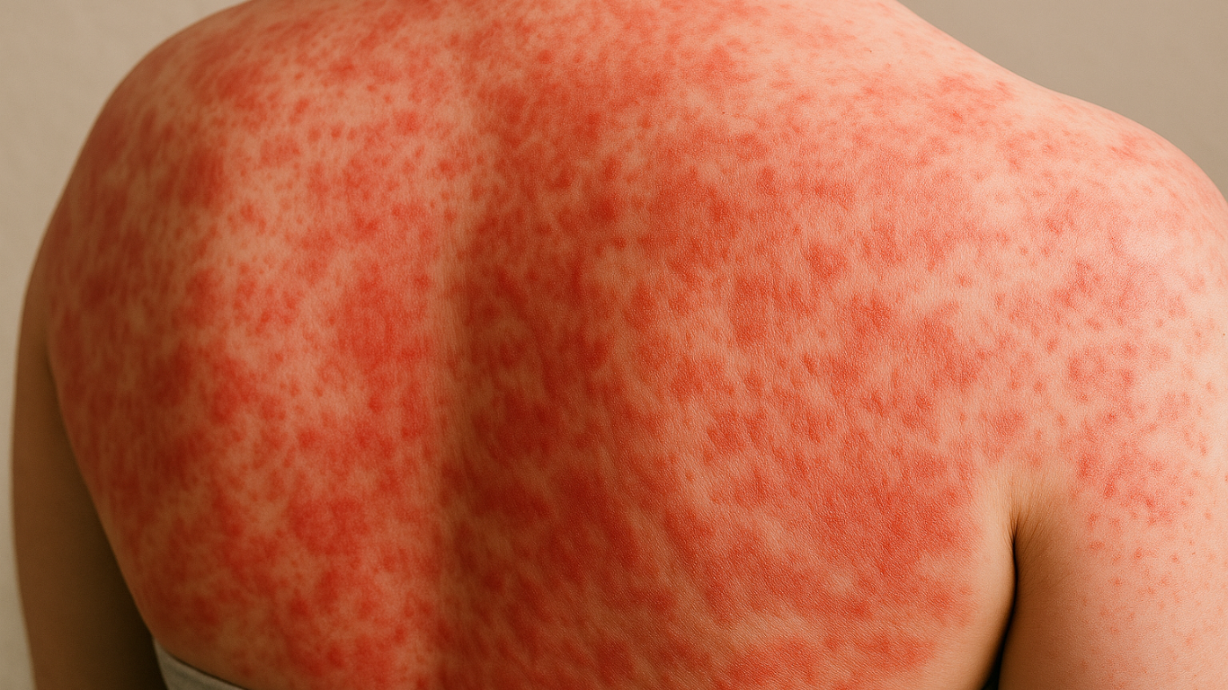 Parvovírus Humano B19: quando manchas vermelhas se espalham pelo corpo inteiro