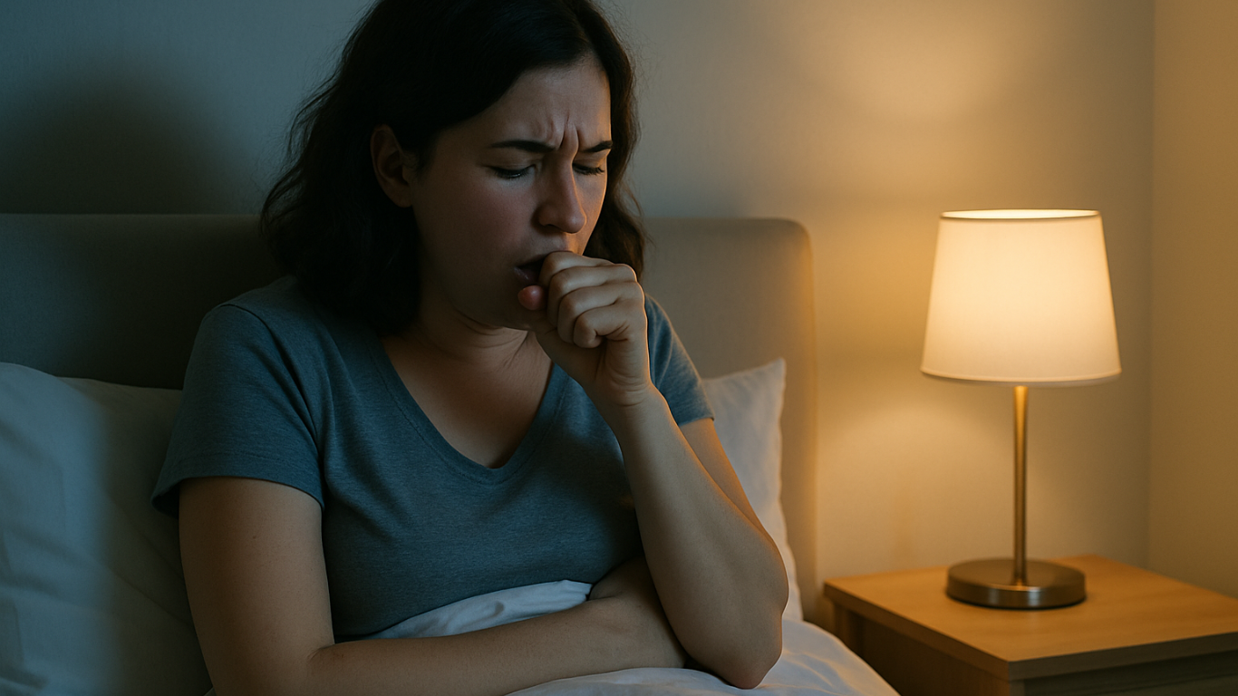 Tosse Noturna: Por que ela some durante o dia e volta a incomodar à noite?