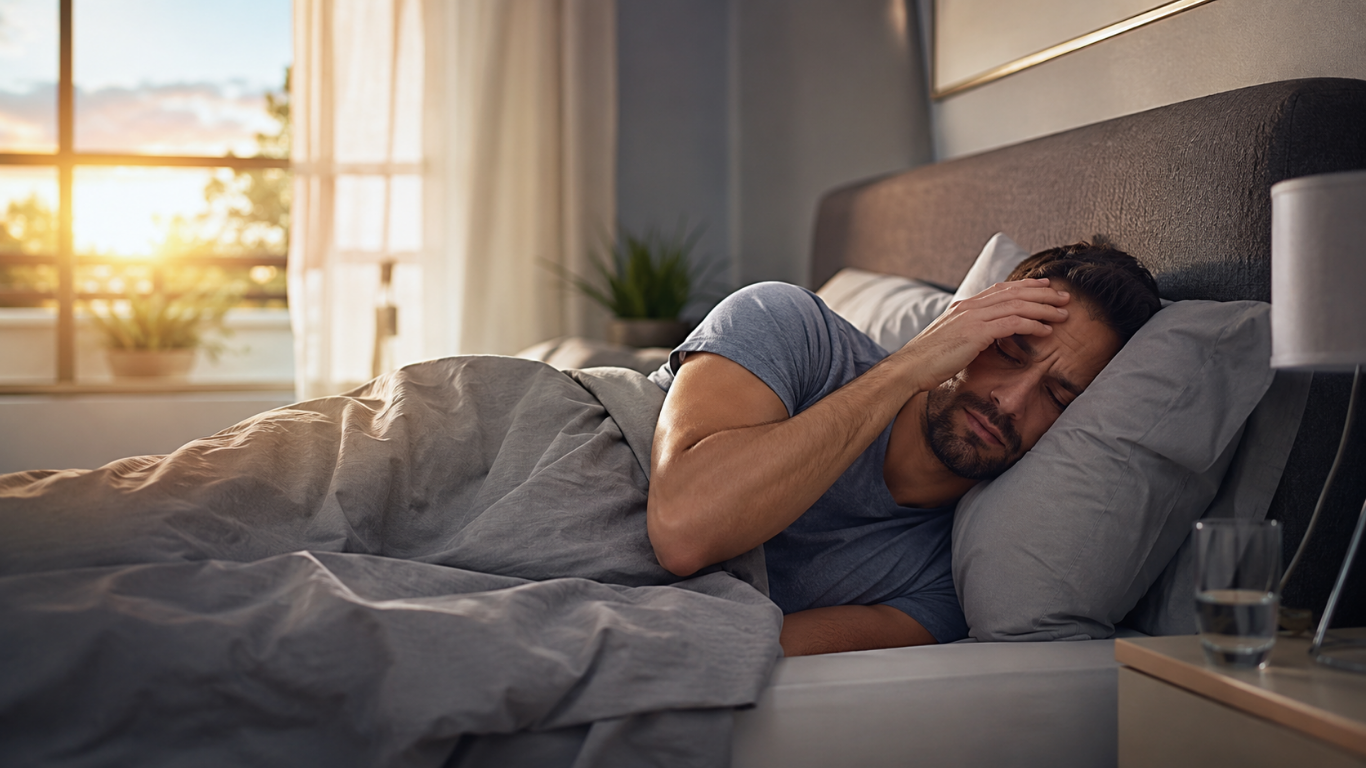 Dor de cabeça ao acordar pode ser apneia do sono: o sinal matinal que não deve ser ignorado