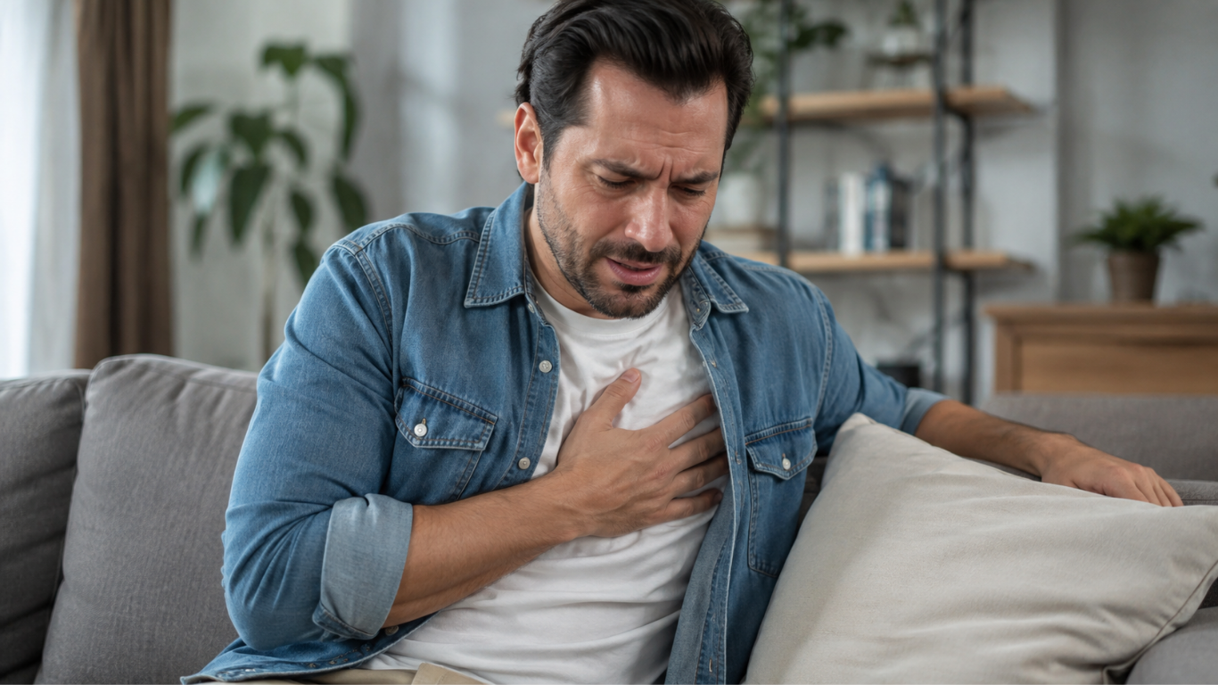 Dor no peito: como saber se pode ser infarto, refluxo ou crise de ansiedade?