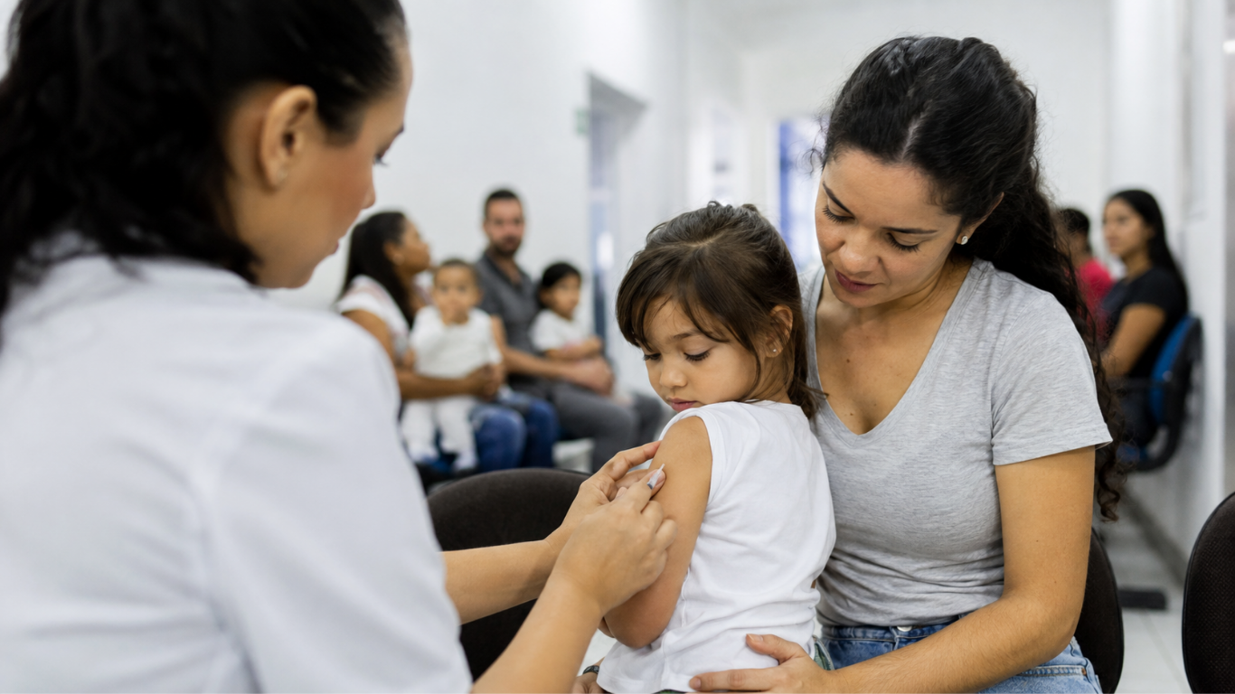 Sarampo volta a preocupar o Brasil: baixa cobertura vacinal aumenta risco de novos surtos
