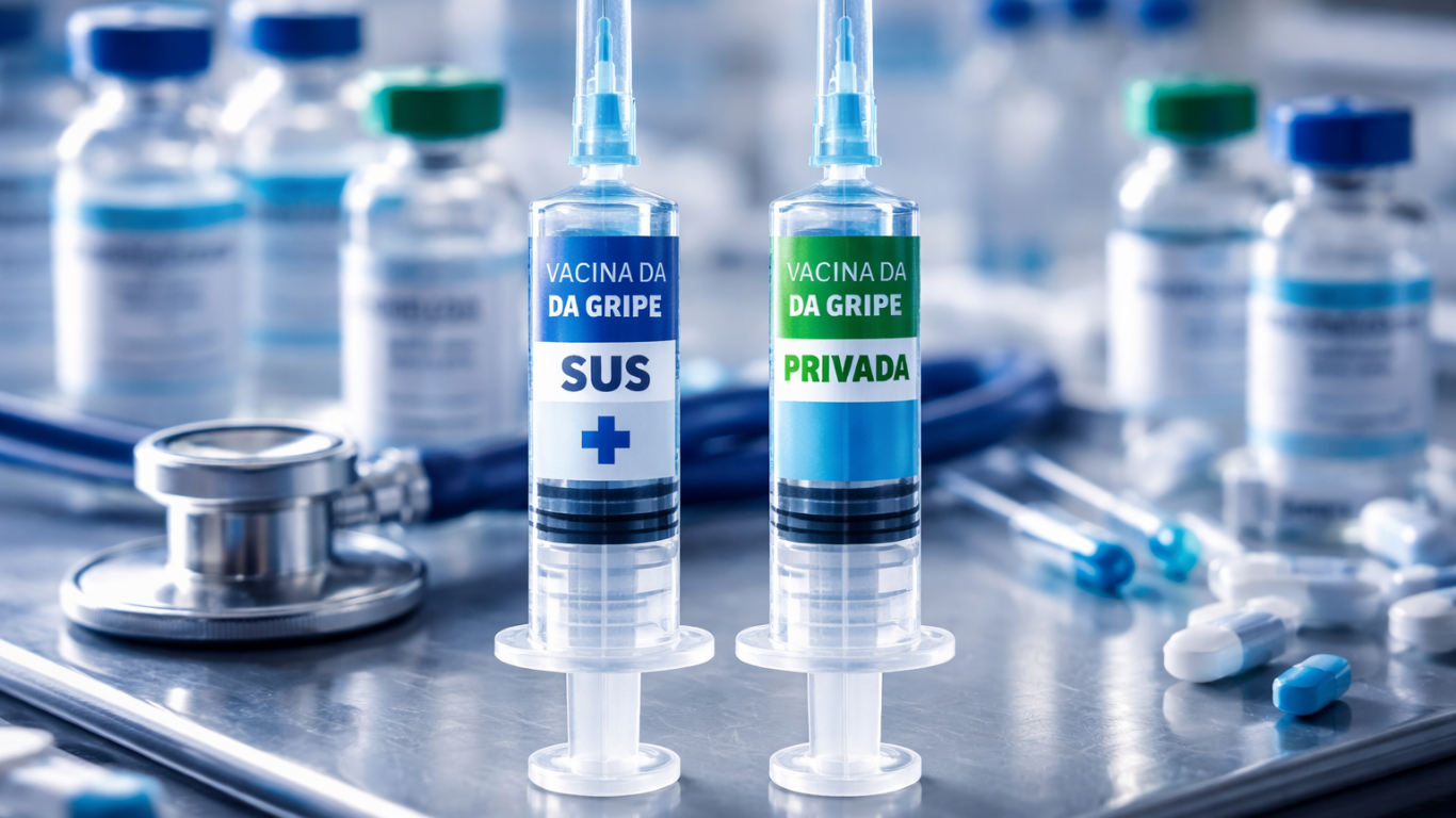 Vacina da gripe: diferença entre SUS e rede privada — qual é mais eficaz?