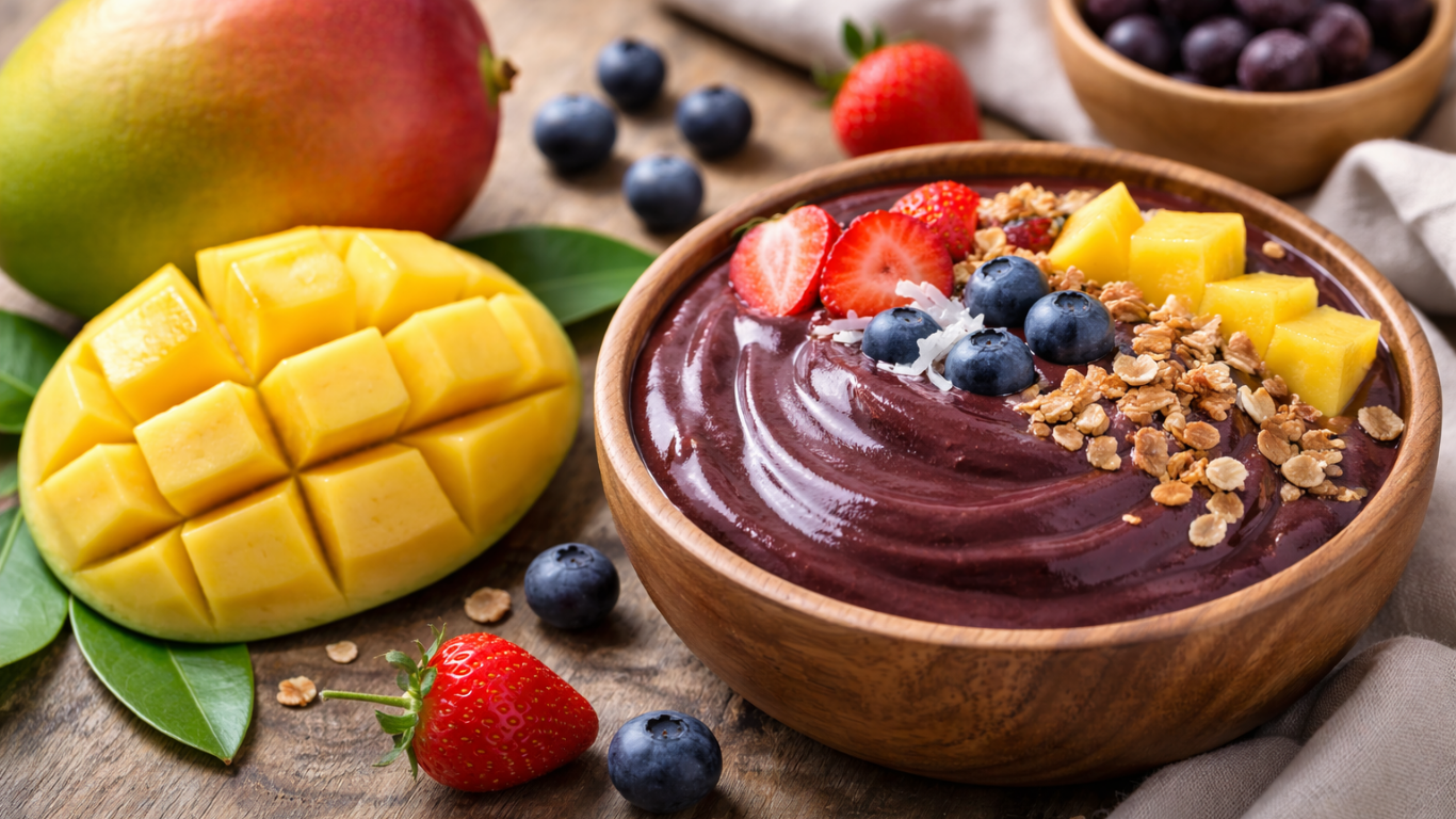 Misturar alimentos “pesados” à noite faz mal? Entenda os efeitos de combinações como manga com açaí na digestão