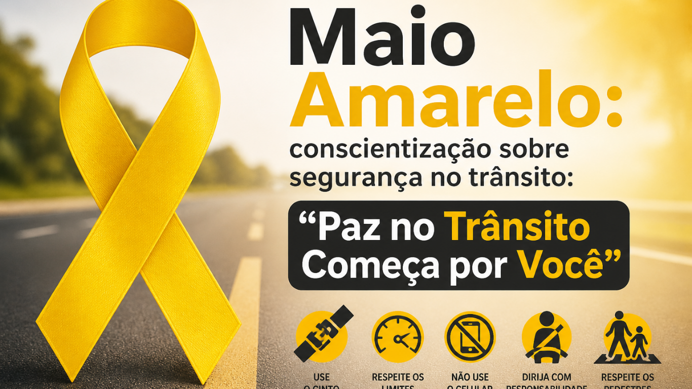 Maio Amarelo 2026: como a conscientização no trânsito pode salvar vidas no Brasil